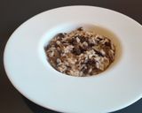 A picture of step 5 of Mushroom and Radicchio Risotto.