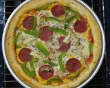 Foto langkah ke 10 dari resep Pizza Tanpa Ulen, Tanpa Proofing [Source: Chef Devina Hermawan].