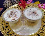 A picture of step 5 of Sitafal Basundi.