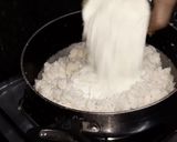 A picture of step 2 of Kachhe nariyal ke laddoo.