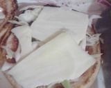 A picture of step 5 of Zinger burger.