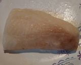 A picture of step 2 of Bacon Wrapped Haddock.