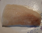 A picture of step 2 of Bacon Wrapped Haddock.