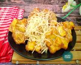 Foto langkah ke 4 dari resep Pisang Goreng Nangka tabur keju.