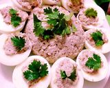 Hình bước làm 5 của món Salad Cá Ngừ Ngâm Dầu