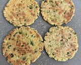 A picture of step 4 of Barley Flour { JAU } Masala Bhakari.