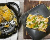 A picture of step 10 of Beefy Poblano Enchiladas.