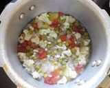 A picture of step 2 of Pavbhaji bowls.