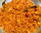 A picture of step 3 of Gajar Halwa.