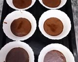 A picture of step 5 of Molten lava cake 😋😋😋.