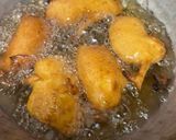 A picture of step 8 of Banana bajji/valakai bajji.