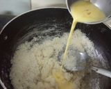 A picture of step 4 of Kesariya coconut laddoo.