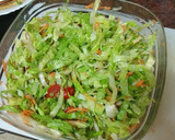 Foto del paso 7 de la receta: Pechuga de pollo rebozada y frita con papas fritas y ensalada