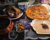 صورة لخطوة 2 من وصفة اكل مصري جميل اوي بطة وصينية رقاق باللحمة وورق عنب باللحمة وكشك مصري