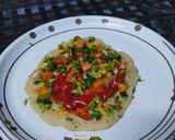 A picture of step 3 of Uttapam.