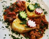 Pas rețetă Pilaf de orez cu tocăniță de porc 3 fotografie