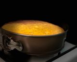 A picture of step 7 of Kiwi and lime upside down cake.