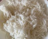 A picture of step 1 of Leftover rice fried dhokla.