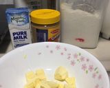 A picture of step 1 of Peanut Butter Biscuit Dough.