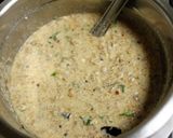 A picture of step 3 of Poha Sooji Idli.