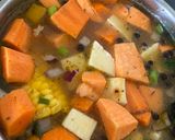 A picture of step 6 of Caribbean soup 🍲.