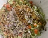 A picture of step 5 of Kachumber salad.