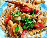 Hình bước làm 3 của món Càng ghẹ rang me