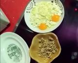 Foto del paso 2 de la receta Tortilla de bacalao con decoración de berberechos