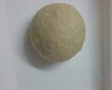 A picture of step 3 of Laddoo paratha.