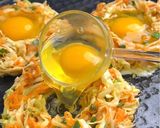 A picture of step 4 of Vegetable Pancake 蔬菜煎饼.