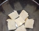 A picture of step 4 of Mango bread pudding.