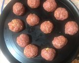 Foto del paso 2 de la receta: Spaghetti al cilantro con albóndigas
