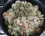 Foto del paso 4 de la receta: Pollo con champiñones y camarones