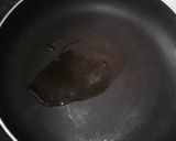 A picture of step 1 of Bread ka meetha.