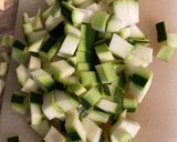 Une image de l'étape 2 de Pâtes végétariennes aux légumes de saison.