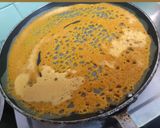 A picture of step 2 of Millets masala neer dosa.