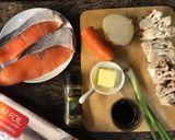 Foto langkah ke 1 dari resep 116. Steam salmon with vegetables.