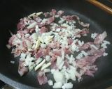 Pas rețetă Spaghette cu bacon și roșii 1 fotografie