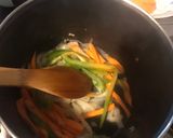 Foto del paso 2 de la receta: Fideos con champiñones y espinaca a la crema