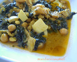 Foto del paso 4 de la receta: Potaje de garbanzos con bacalao y espinacas