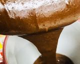 A picture of step 2 of 2 minutes microwave mug brownie with chocolate lava.