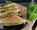 चीज़ चिली कॉर्न सैंडविच (Cheese chilli corn sandwich recipe in Hindi) रेसिपी चरण 9 फोटो