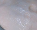 A picture of step 3 of Kachori with tarkari.