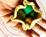 Foto langkah ke 6 dari resep Thousand Layer Emerald Mooncake (Pia lapis Isi Keju).