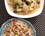 Foto langkah ke 5 dari resep Sayur Sawi Putih Jamur Bakso.