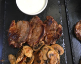 Foto del paso 4 de la receta: Solomillo de ternera al roquefort con champiñones 🍄