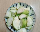 絲瓜蛤蠣湯的食譜步驟1照片