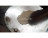 A picture of step 1 of Bajra Chura.
