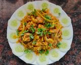 A picture of step 5 of Soya chunks pulao.
