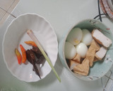 Foto langkah ke 1 dari resep Semur Tahu Telur.